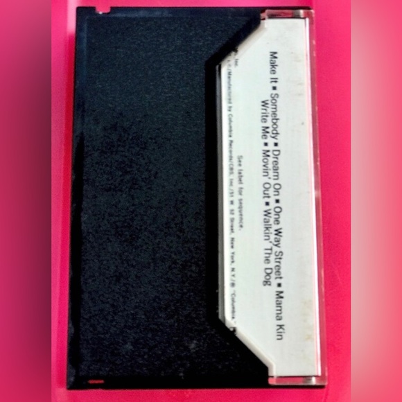 Vintage 1973 AEROSMITH Self Titled Debut Album Columbia CBS Cassette Tape - Picture 7 of 8